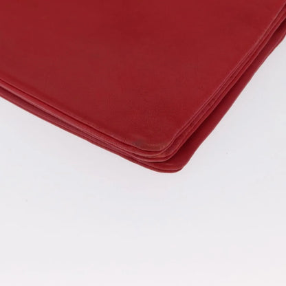 Celine Trio Leather, Red, Leather, Shoulder Bag