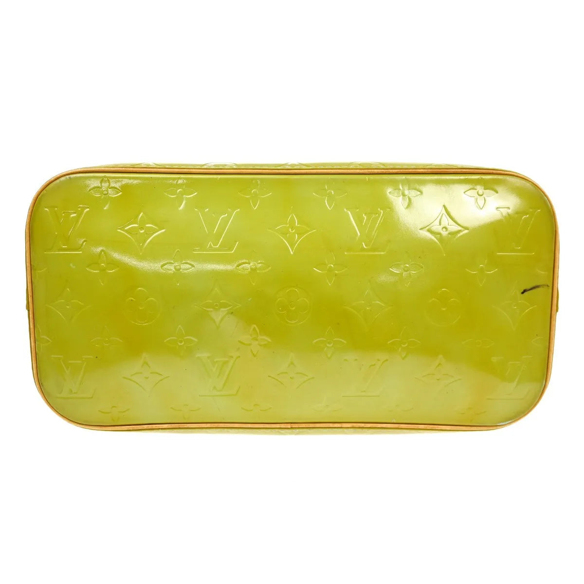 Louis Vuitton Houston Monogram Vernis, Yellow, Patent Leather, Tote Bag