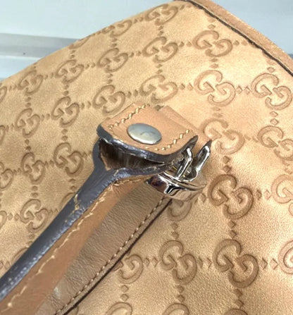 Gucci Twins Tote Guccissima Leather, Brown, Leather, Tote Bag