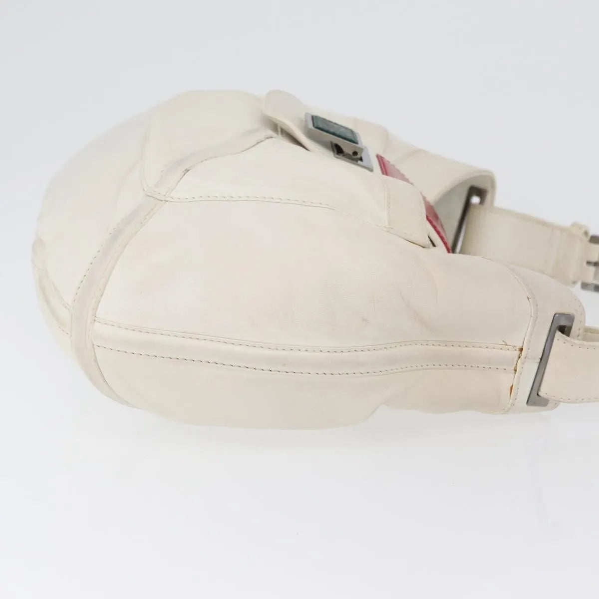 Loewe Anagram Leather, White, Leather, Shoulder Bag