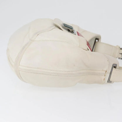 Loewe Anagram Leather, White, Leather, Shoulder Bag