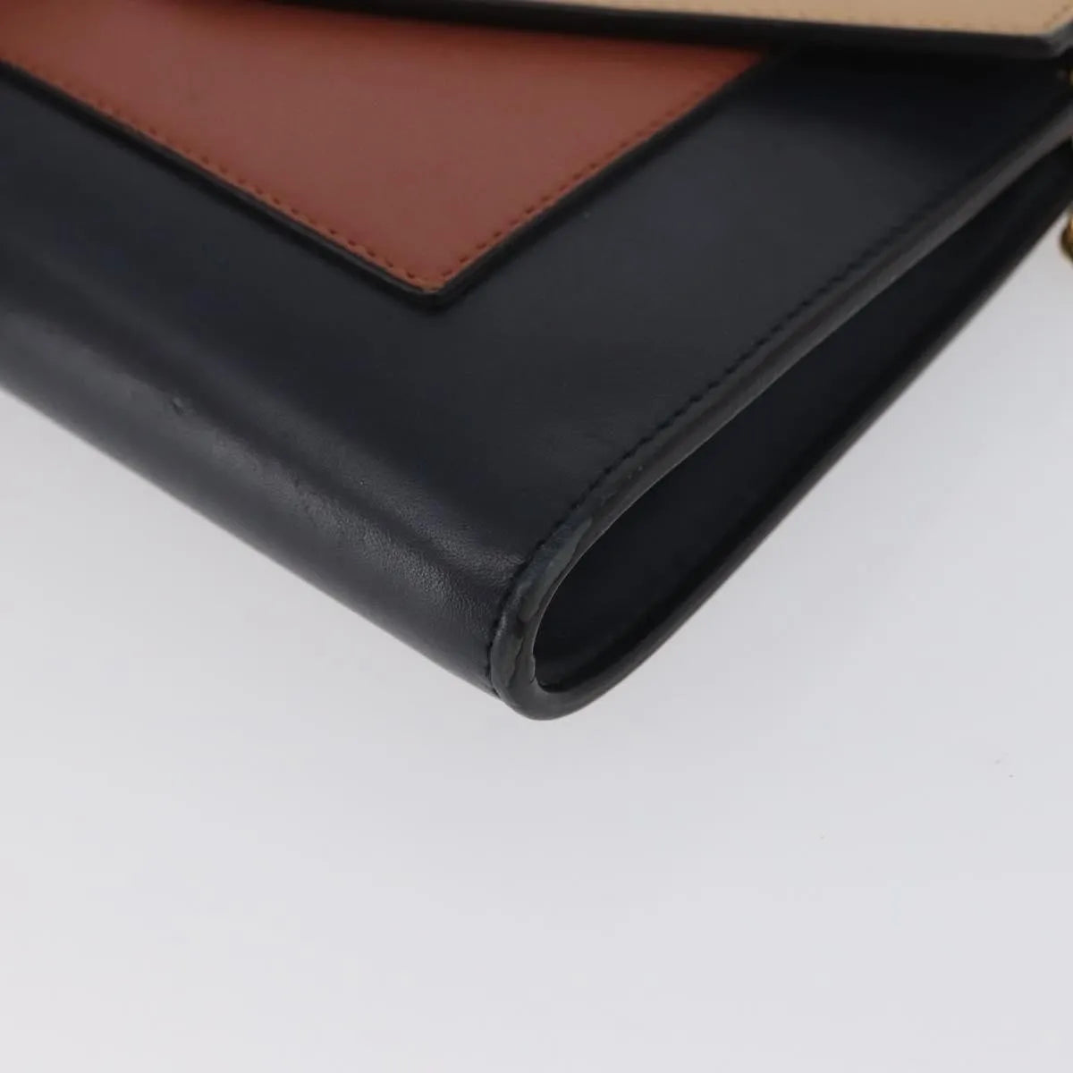 Celine Pocket Envelope Leather, Multicolour, Leather, Shoulder Bag