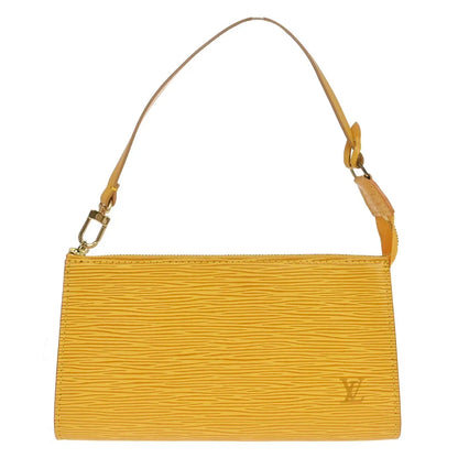 Louis Vuitton Pochette Accessoires NM Epi Leather, Yellow, Leather, Clutch