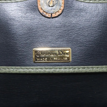 Christian Dior Vintage Leather, Khaki, Leather, Shoulder Bag