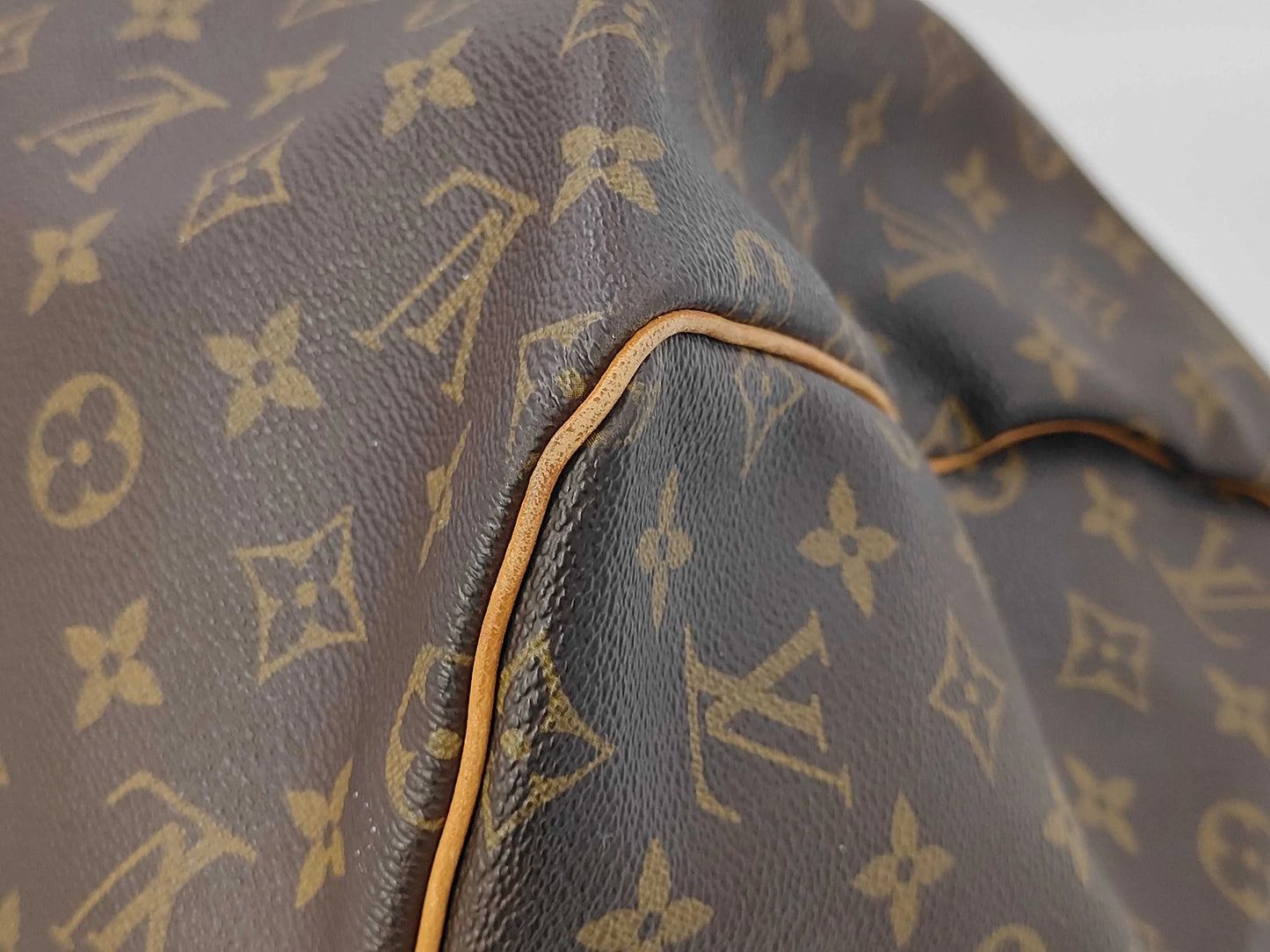 Louis Vuitton Keepall Monogram Canvas, Brown, Canvas, Travel Bag