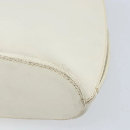 Gucci Vintage Leather, White, Leather, Handbag
