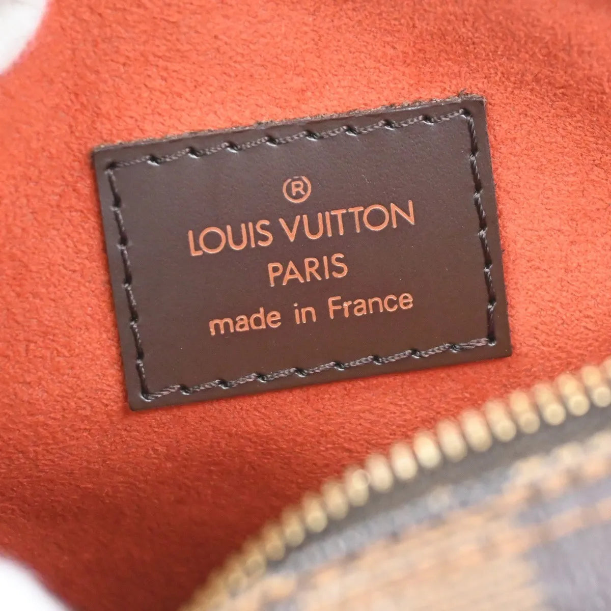 Louis Vuitton Ipanema Pochette Damier, Brown, Canvas, Clutch