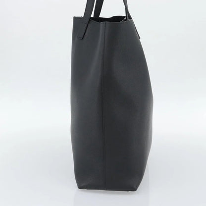 Saint Laurent Bold Tote Leather, Black, Leather, Tote Bag