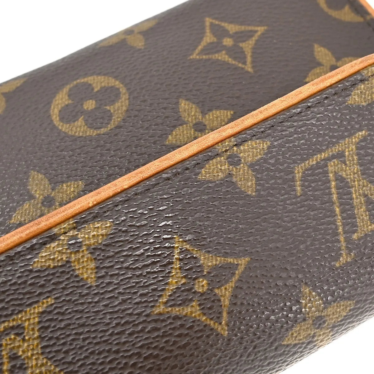 Louis Vuitton Florentine Waist Monogram Canvas, Brown, Canvas, Clutch