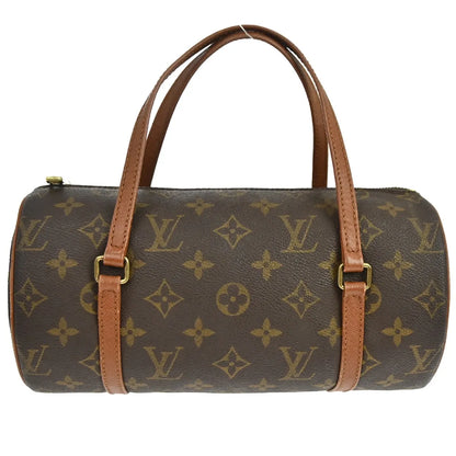 Louis Vuitton Papillon Monogram, Brown, Canvas, Handbag