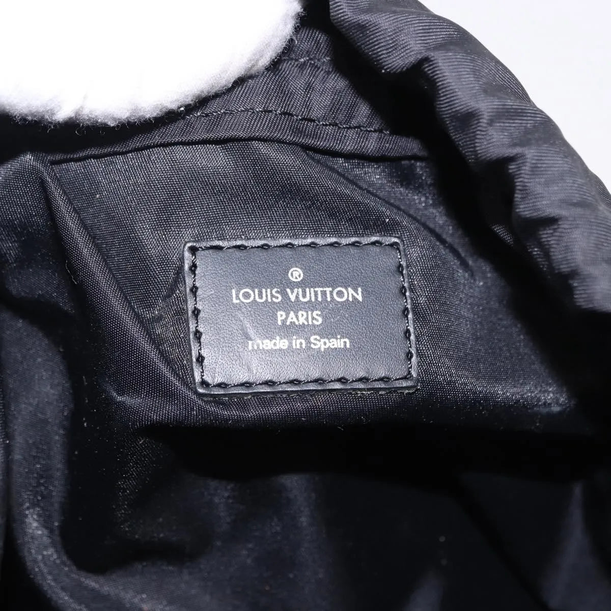 Louis Vuitton Cabas Light Drawstring Monogram Eclipse Canvas, Black, Canvas, Tote Bag