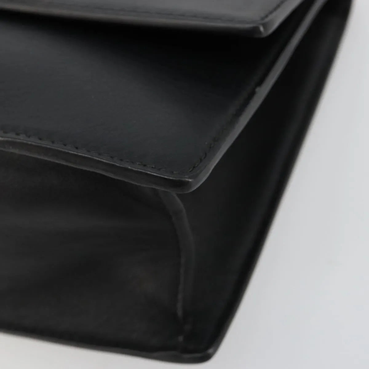 Versace Medusa Flap Chain Leather, Black, Leather, Shoulder Bag