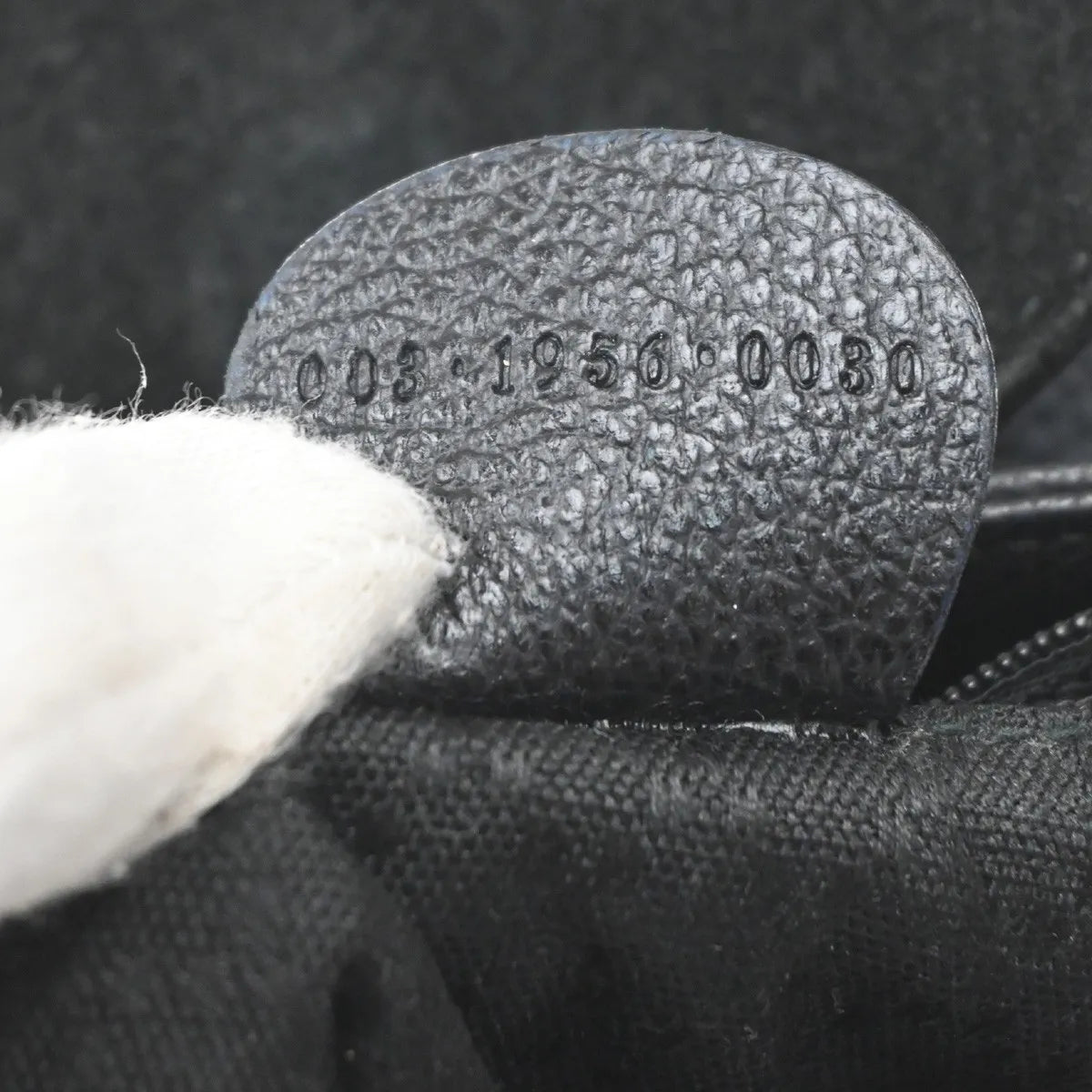 Gucci Vintage Bamboo Suede, Black, Suede, Backpack