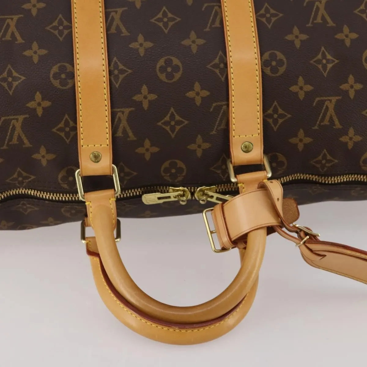 Louis Vuitton Keepall Monogram Canvas, Brown, Canvas, Travel Bag