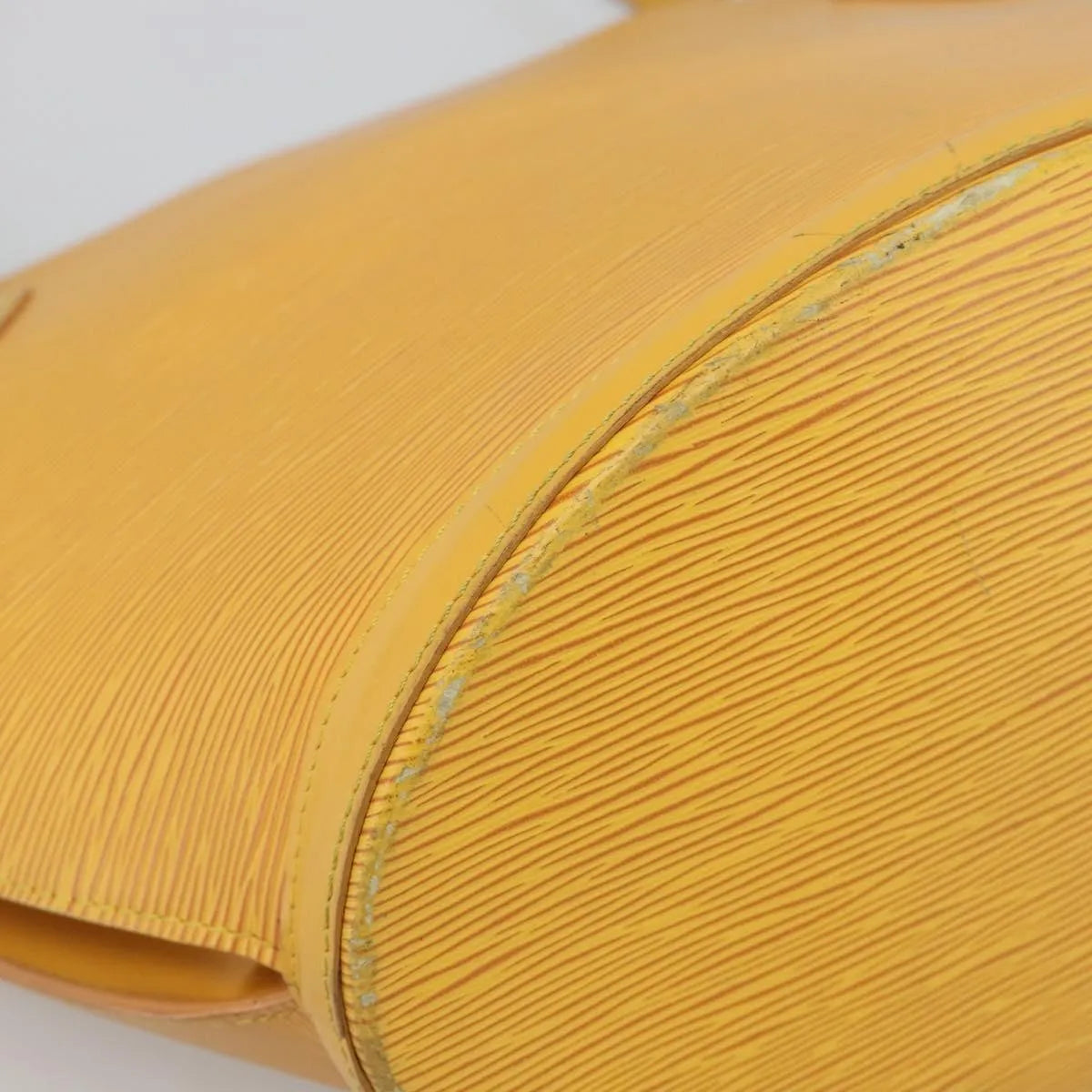 Louis Vuitton Saint Jacques Epi, Yellow, Leather, Shoulder Bag