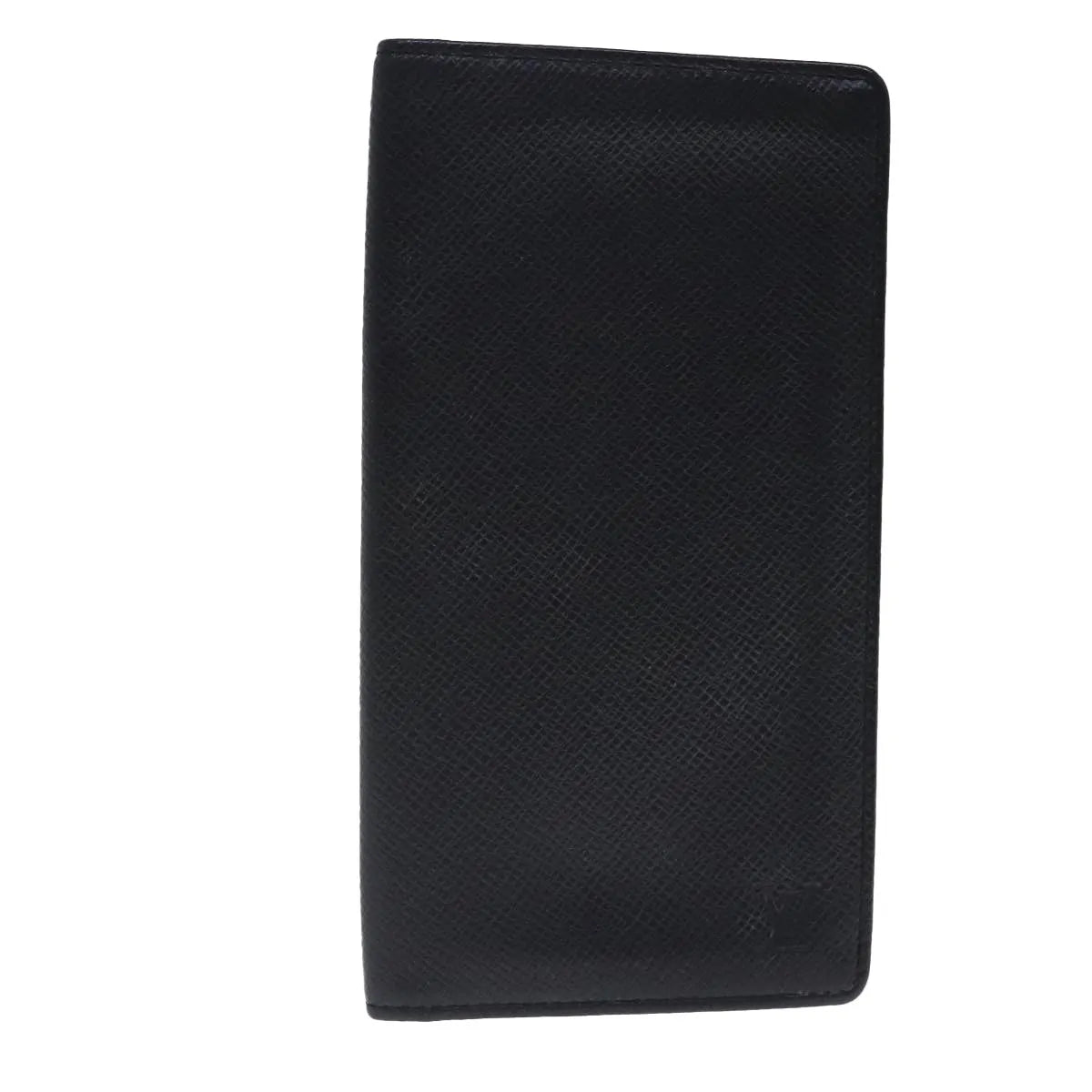 Louis Vuitton Porte Cartes Taiga Leather, Gray, Leather, Wallet
