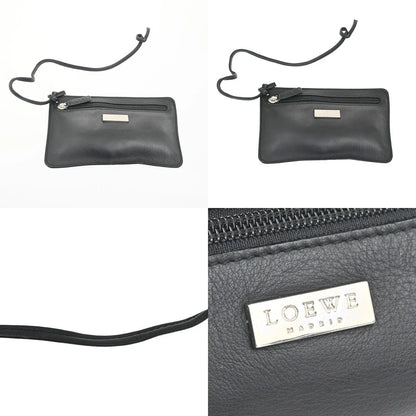 Loewe Vintage Leather, Black, Leather, Shoulder Bag