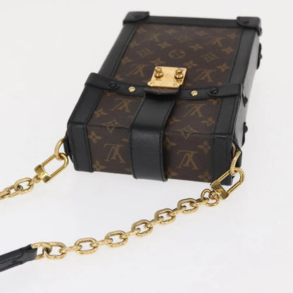 Louis Vuitton Vertical Trunk Pochette Monogram Canvas, Brown, Canvas, Clutch