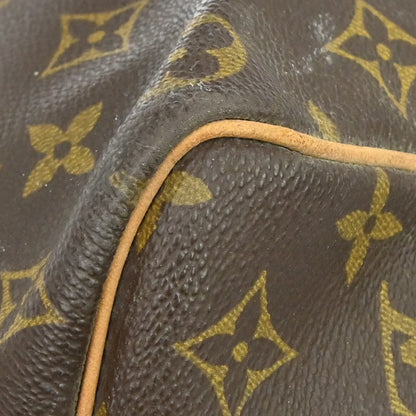 Louis Vuitton Keepall Monogram, Brown, Canvas, Travel Bag