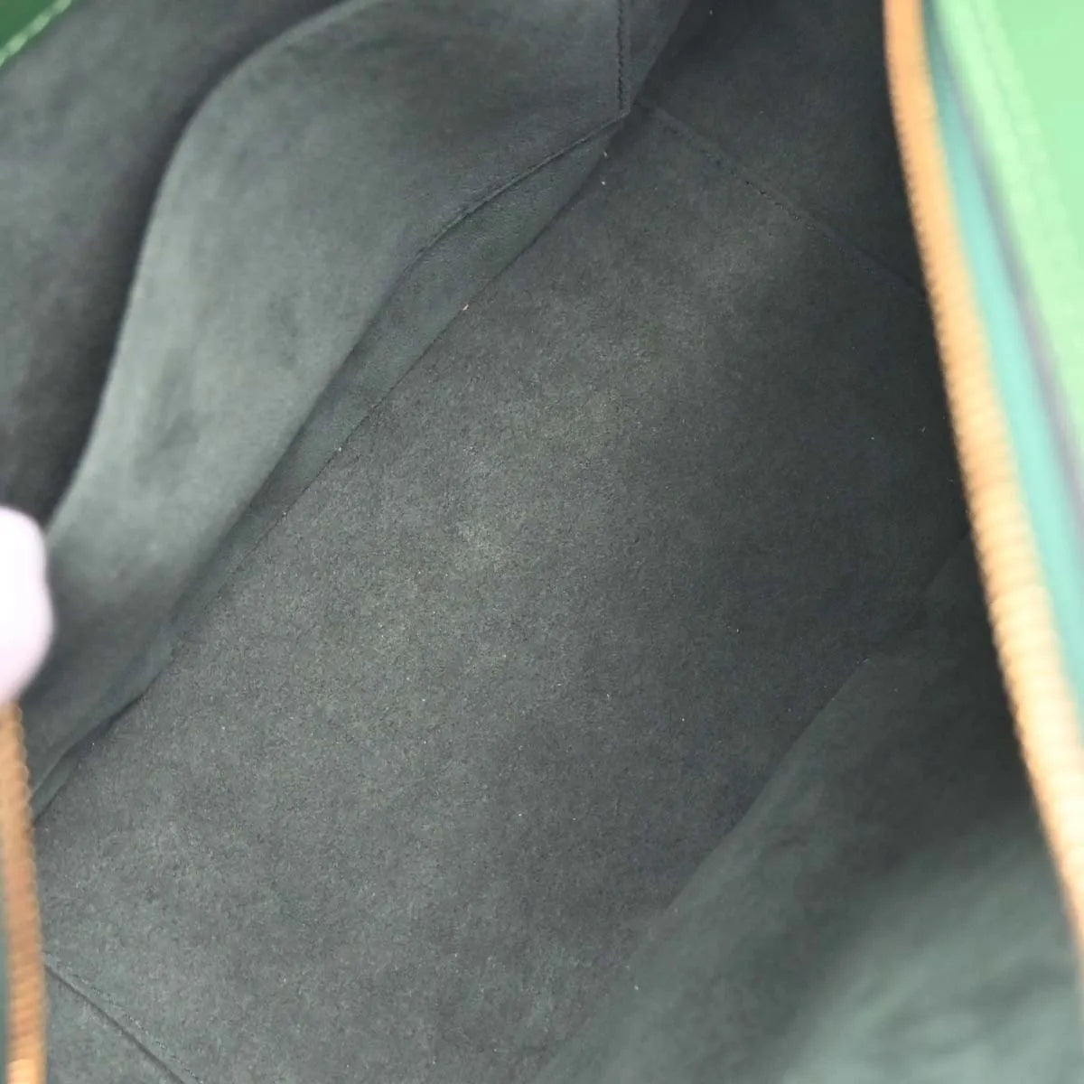 Louis Vuitton Sablons Epi Leather, Green, Leather, Handbag