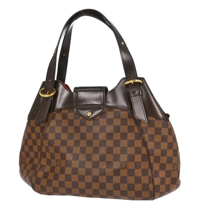 Louis Vuitton Sistina Damier, Brown, Canvas, Handbag