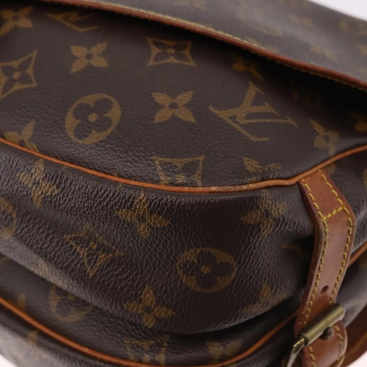 Louis Vuitton Saumur Monogram, Brown, Canvas, Shoulder Bag