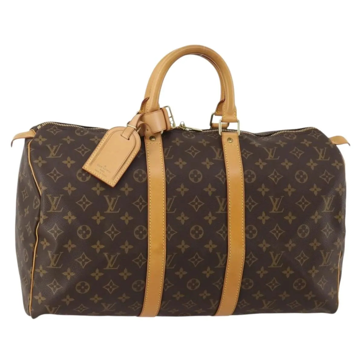 Louis Vuitton Keepall Monogram Canvas, Brown, Canvas, Travel Bag