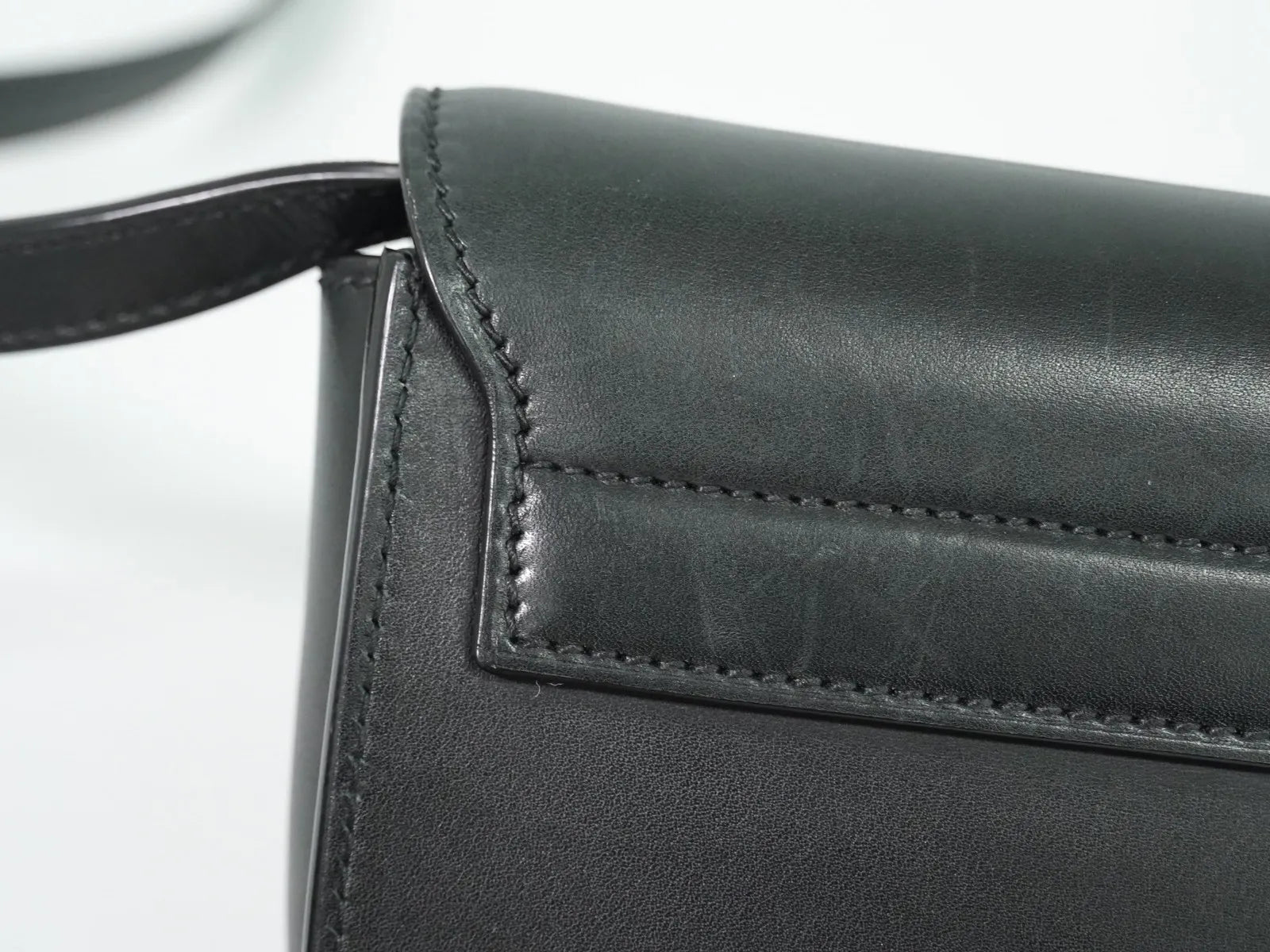 Saint Laurent Kaia Leather, Black, Leather, Shoulder Bag