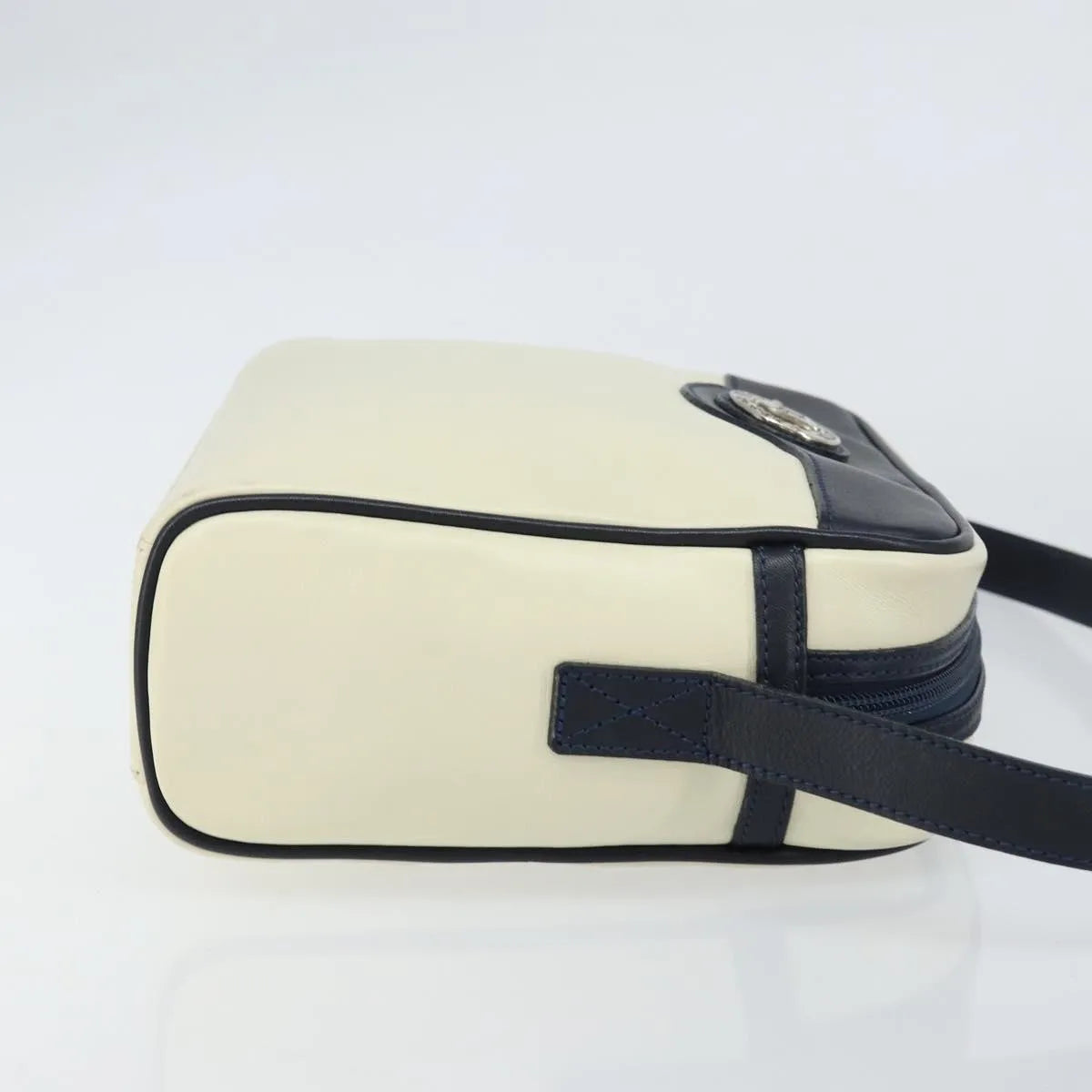 Burberry Vintage Leather, White, Leather, Shoulder Bag