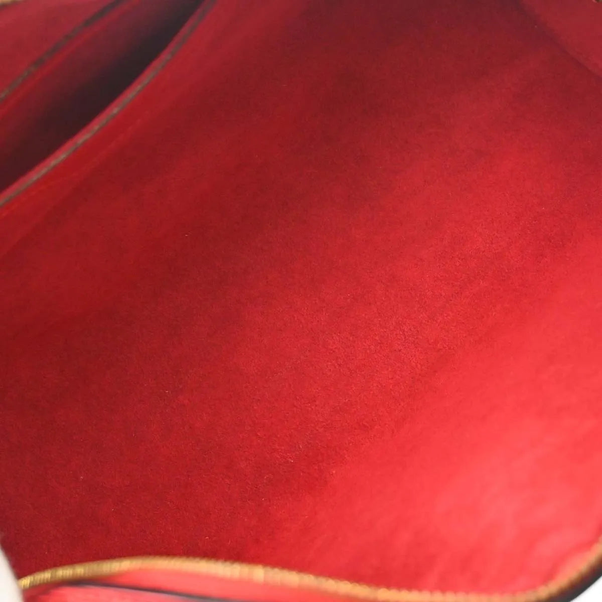 Louis Vuitton Soufflot Epi Leather, Red, Leather, Handbag