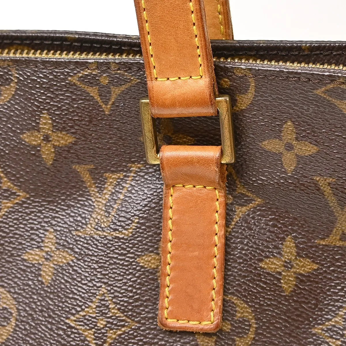 Louis Vuitton Cabas Piano Monogram Canvas, Brown, Canvas, Tote Bag