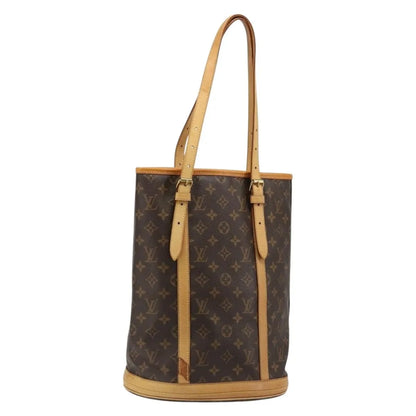 Louis Vuitton Bucket Monogram Canvas, Brown, Canvas, Tote Bag