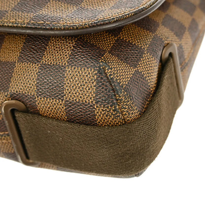 Louis Vuitton Brooklyn Damier, Brown, Canvas, Crossbody Bag