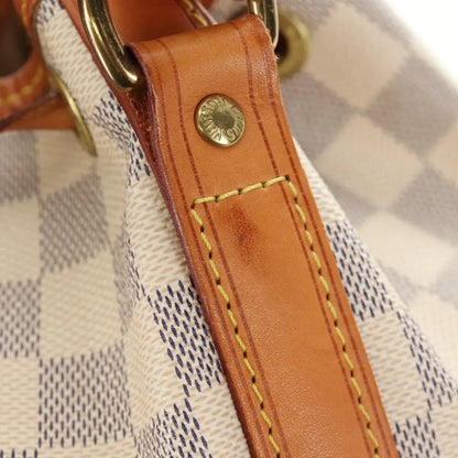 Louis Vuitton Noe Damier, White, Canvas, Shoulder Bag