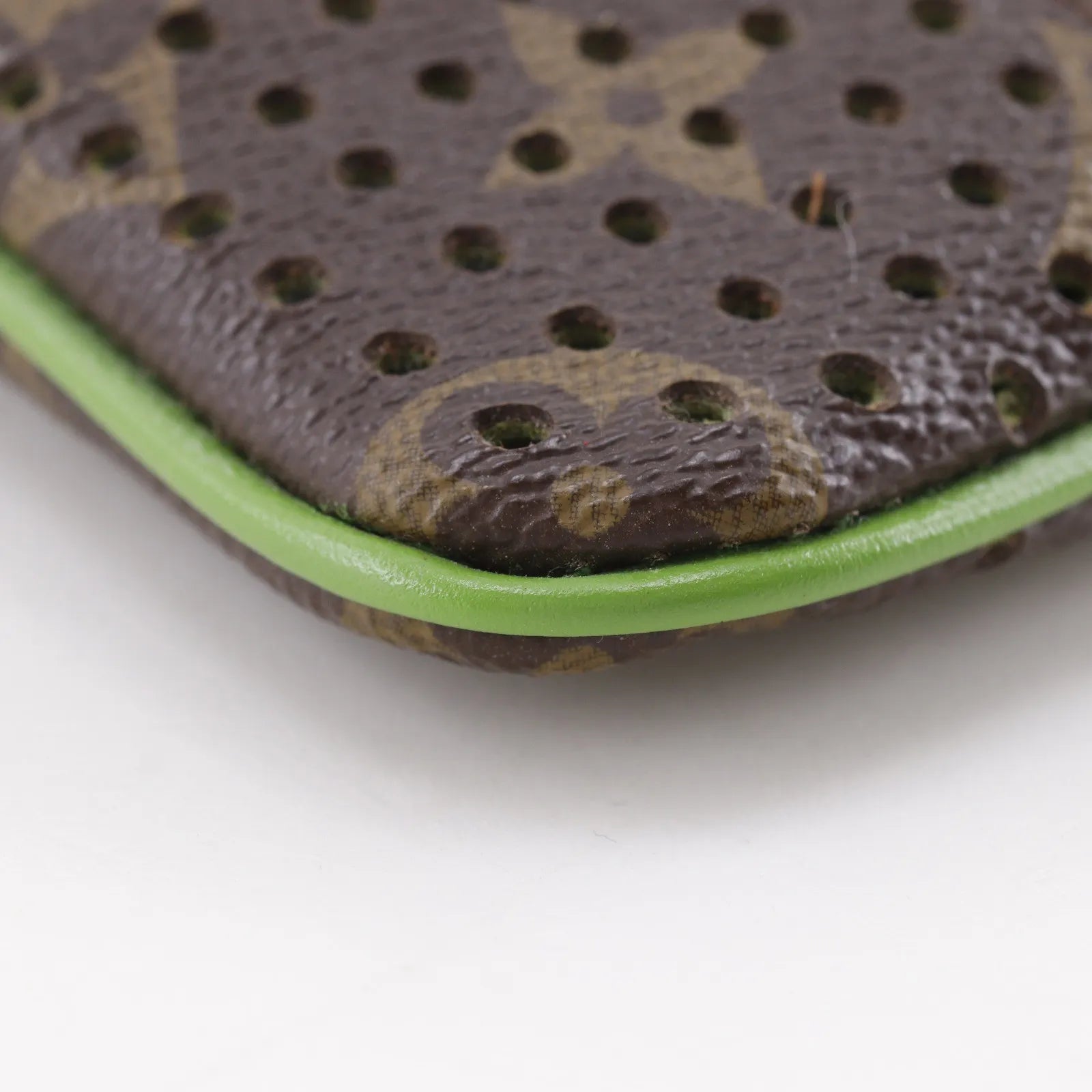 Louis Vuitton Pochette Plate Perforated Monogram Canvas, Brown, Canvas, Clutch