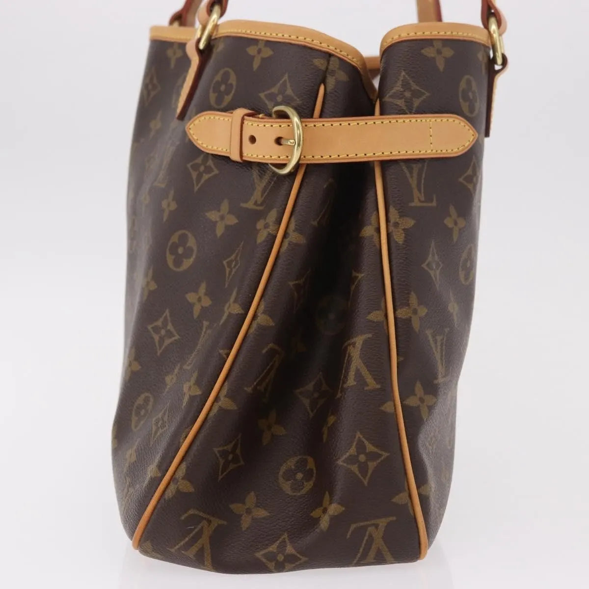 Louis Vuitton Batignolles Monogram Canvas, Brown, Canvas, Shoulder Bag