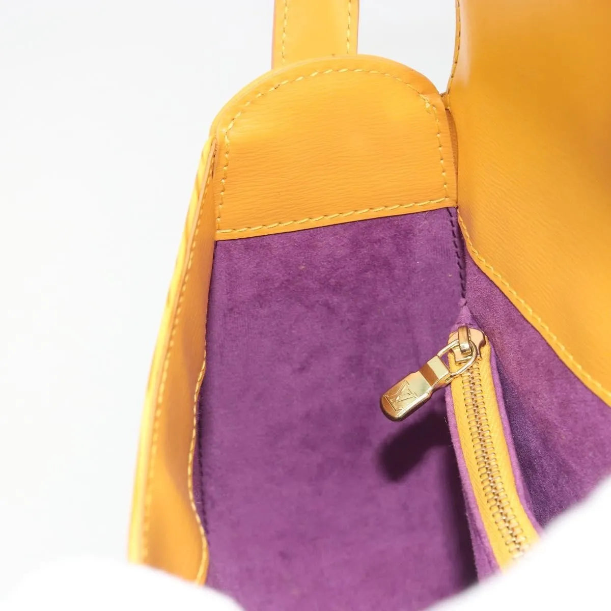 Louis Vuitton Buci Epi Leather, Yellow, Leather, Shoulder Bag