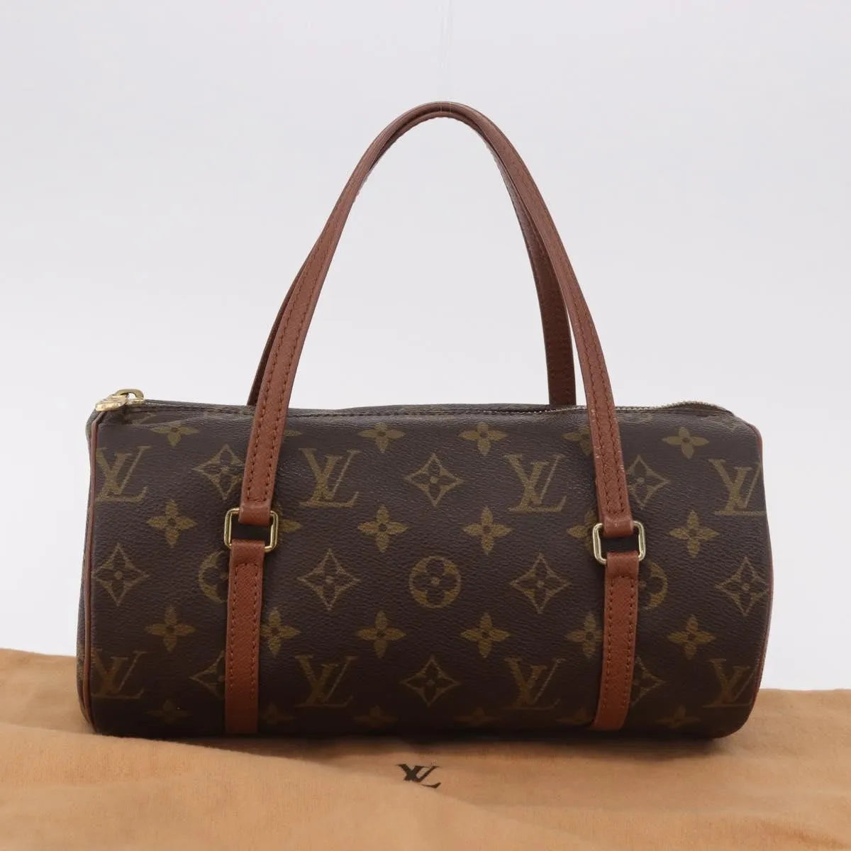 Louis Vuitton Papillon Monogram Canvas, Brown, Canvas, Handbag