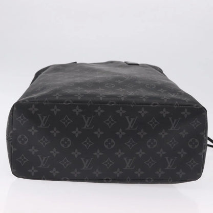 Louis Vuitton Cabas Light Drawstring Monogram Eclipse Canvas, Black, Canvas, Tote Bag