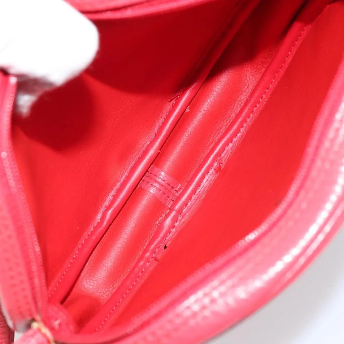Christian Dior Vintage Leather, Red, Leather, Shoulder Bag