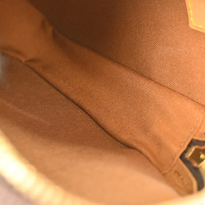 Louis Vuitton Pochette Gange Monogram Canvas, Brown, Canvas, Clutch
