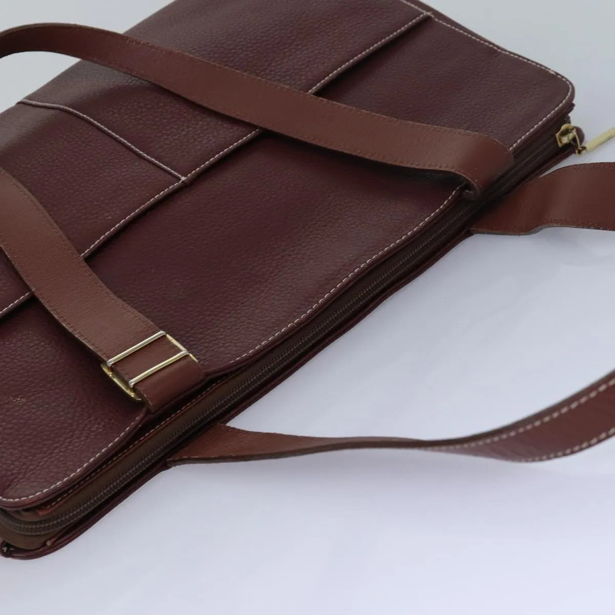 Burberry Vintage Leather, Brown, Leather, Tote Bag