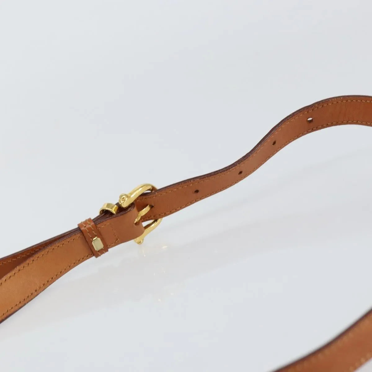 Celine Vintage Macadam Canvas and Leather, Beige, Canvas, Shoulder Bag