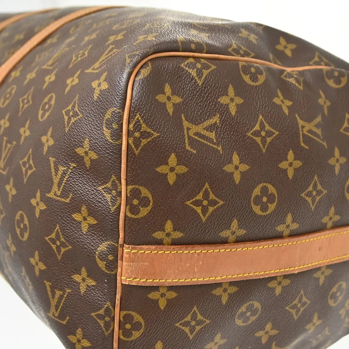 Louis Vuitton Keepall Bandouliere Monogram Canvas, Brown, Canvas, Travel Bag