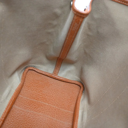 Hermes Garden Party Toile and Leather, Orange, Canvas, Handbag