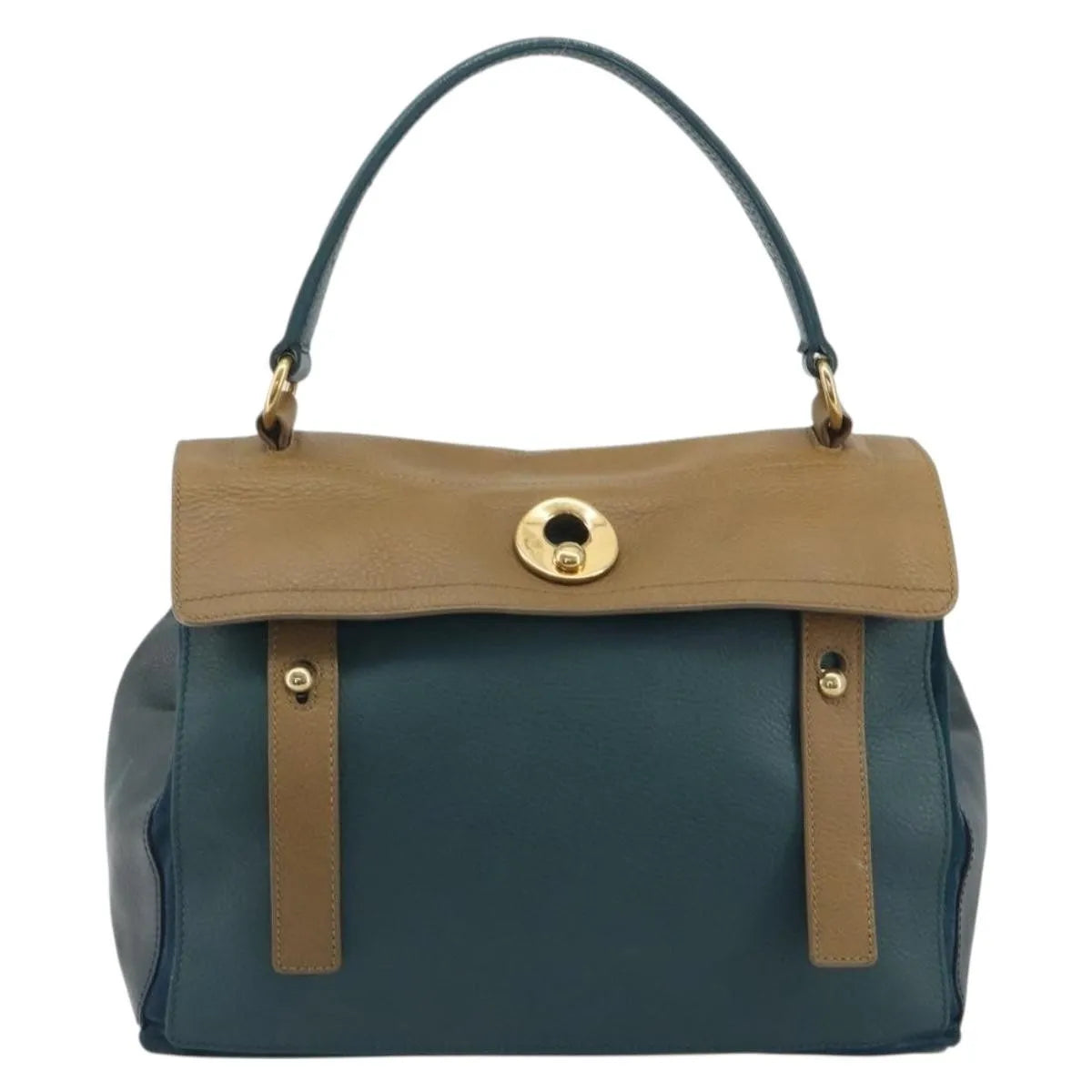 Saint Laurent Tricolor Muse Two Leather, Multicolour, Leather, Handbag