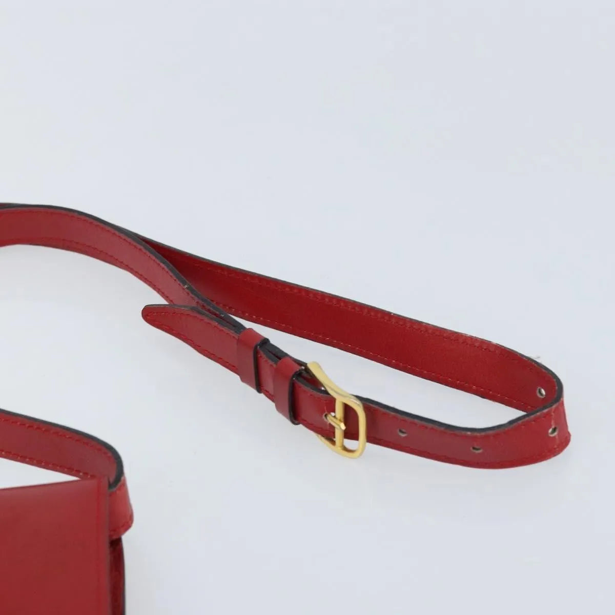 Celine Vintage Leather, Red, Leather, Shoulder Bag