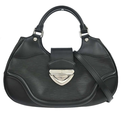 Louis Vuitton Montaigne Sac Epi Leather, Black, Leather, Handbag