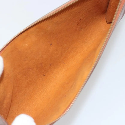 Louis Vuitton Pochette Accessoires Epi, Brown, Leather, Clutch