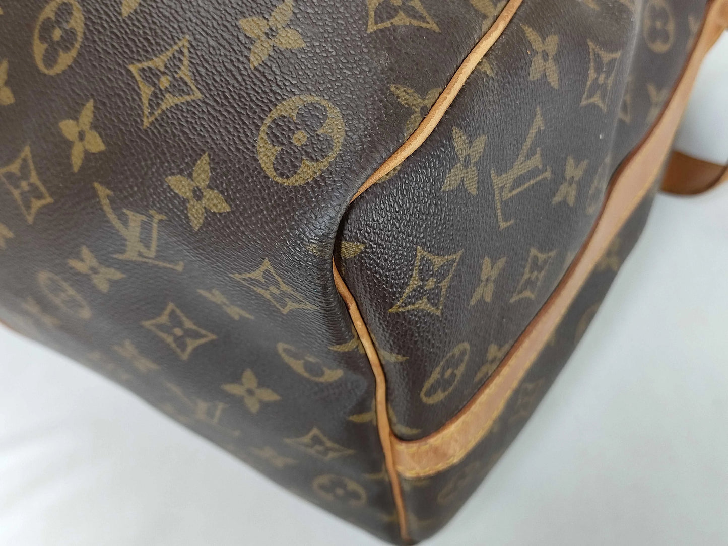 Louis Vuitton Keepall Monogram Canvas, Brown, Canvas, Travel Bag
